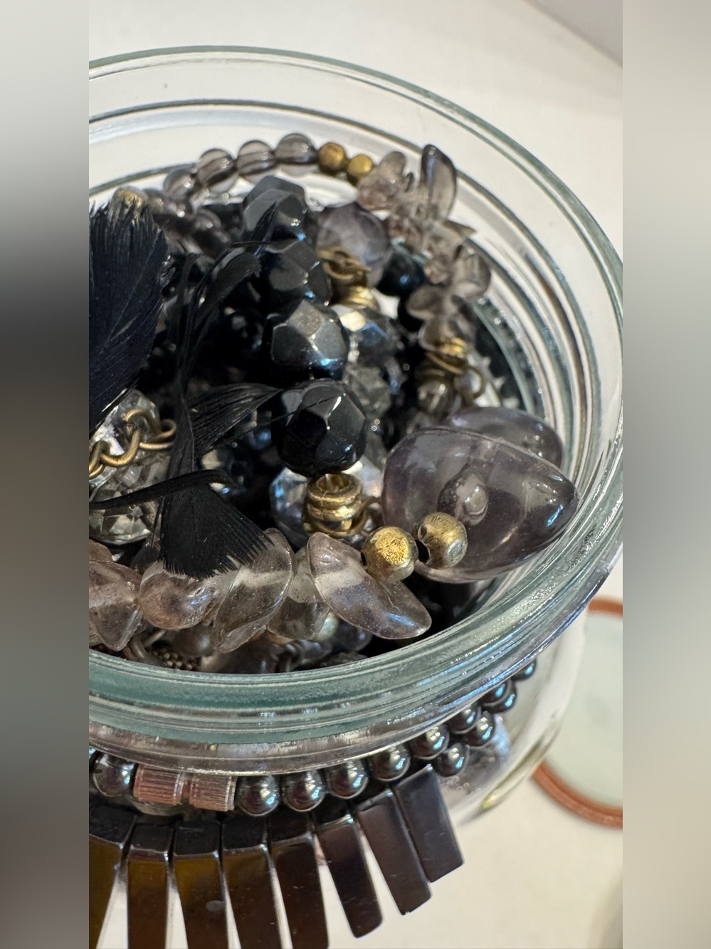 Mystery Jewelry Jar #9 Wearable Quality Pieces 2 lb Necklace Bracelet Earrings - Picture 13 of 16